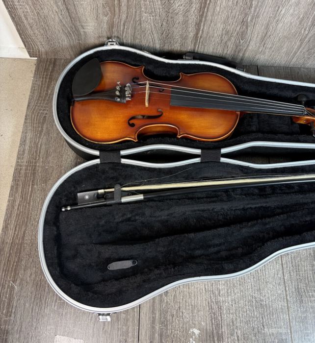 Amati E-190 3/4 Violin Outfit w/ Bow Hard Case Student Intermediate