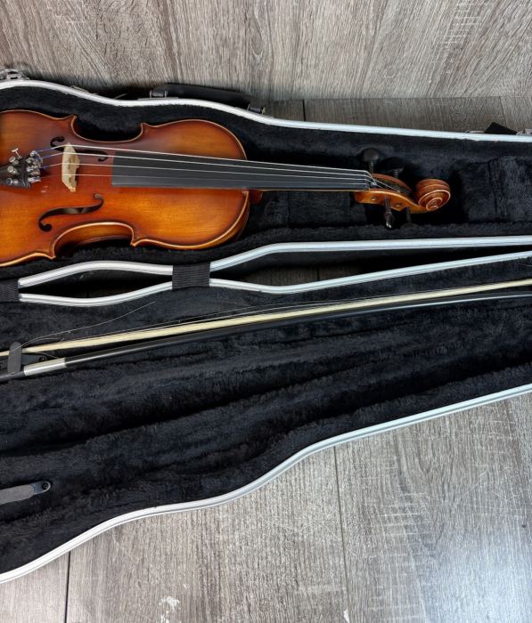 Amati E-190 3/4 Violin Outfit w/ Bow Hard Case Student Intermediate