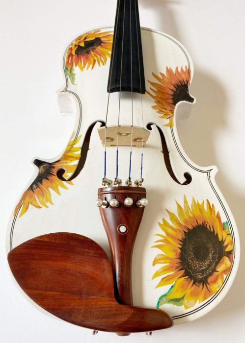 Sunflower White Violin Outfit 1/4