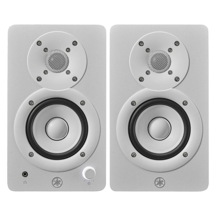 Yamaha Pro Audio HS3 W Pair of 3.5" Powered Active Studio Monitor Speakers White