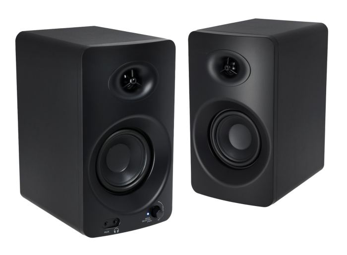 Pair Rockville ASM4 4" Pro Studio Monitor Computer Speakers w/Bluetooth+Optical