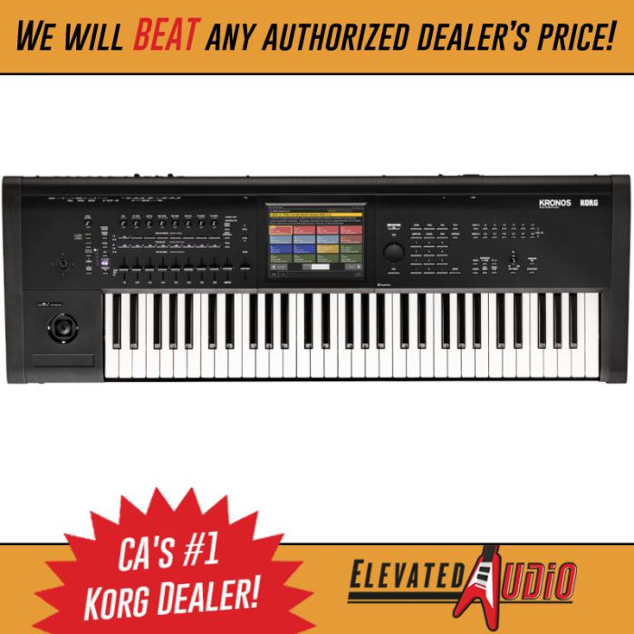 Korg Kronos 3 61-Key Workstation Synth, Demo product, Excellent,  Korg Warranty