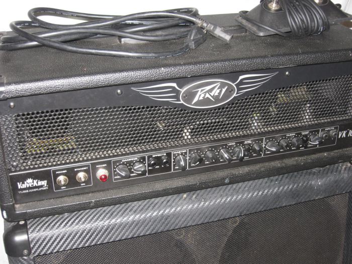 Peavey VK 100 100 Watt Tube Guitar Amp Head Marshall  Slant speskers PICKUP ONLY