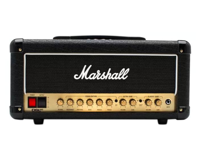 Marshall DSL Series DSL20HR 20-Watt Tube Guitar Head - Open Box