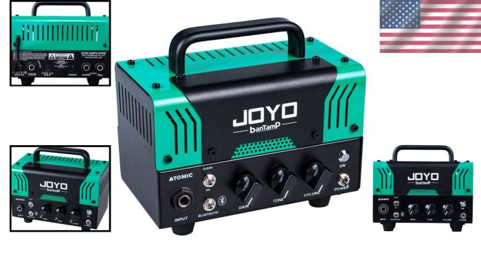 JOYO 20W Hybrid Tube Guitar Amplifier Mini Amp 2 Channel Footswitch ZOMBIE II