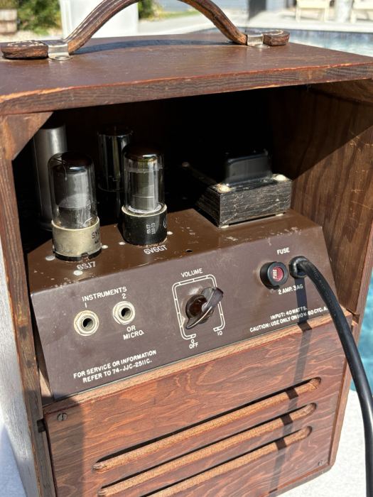 Vintage Epitome All Tube Guitar Amplifier 1950s