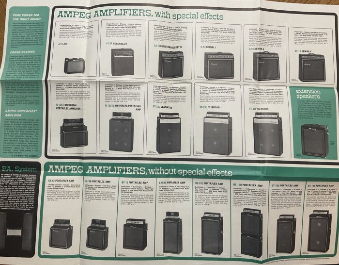 Ampeg Vintage Musical Instrument Catalog