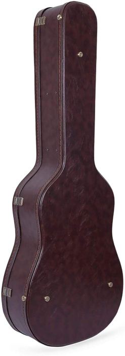 Crossrock Acoustic Dreadnought Guitar Case, Vintage Arch-top Wooden Hardshell