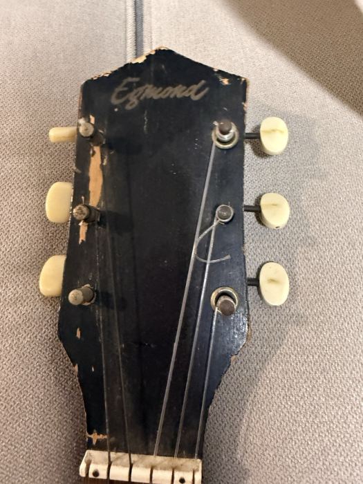 Vintage 1960s Egmond Archtop Acoustic Guitar Made In Holland As Is Project