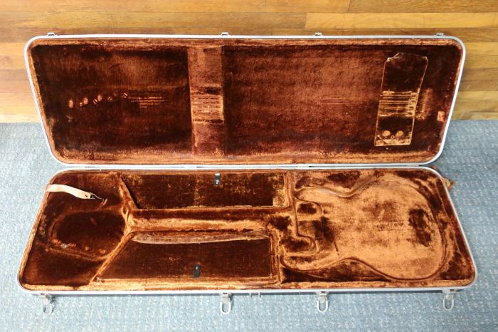 Vintage First Gen 1970s Peavey T-40 T 45 T 20 Bass Guitar Rectangle Case Black