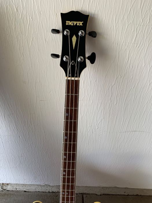 1970's Univox Coily 4 string Bass Guitar Vintage NOW U CAN HEAR IT