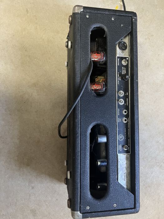 Vintage Fender Blackface Bandmaster Amplifier – Modified Bassman – Works Perfect