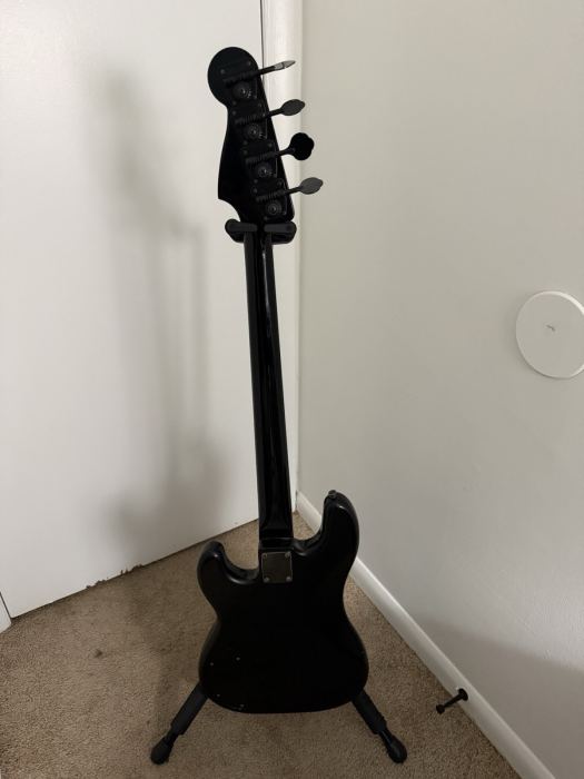 Fender Japanese Vintage 1980’s Jazz Bass Special RH Bass w/ Blacked Out neck