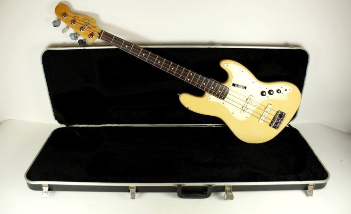 1984 Vintage Fender JAZZ BASS Alder Olympic White Dan Smith Era E3 Series +OHSC 