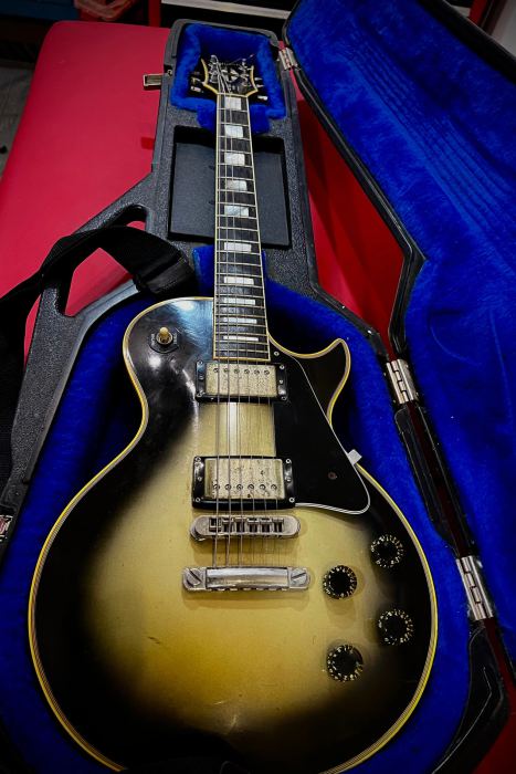 Vintage Gibson Les Paul Custom 1981 - Silverburst
