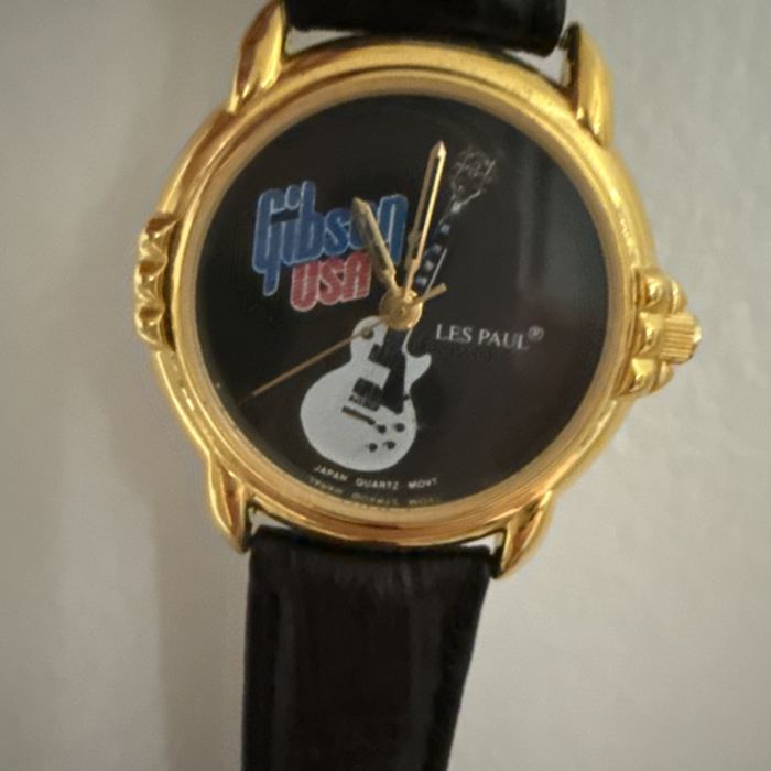 Vintage Gibson Les Paul USA Watch w/ Japan Quartz Movement (1990s) *WORKS*