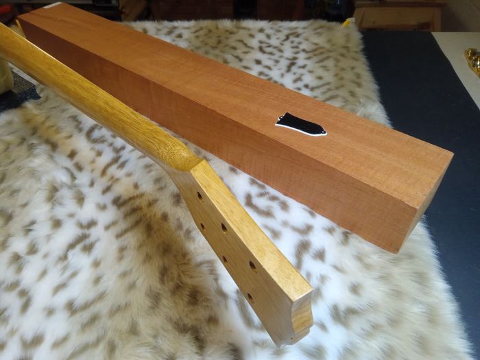 50's Les Paul Replacement Neck Lower Per Vintage Gibson Project Specs.