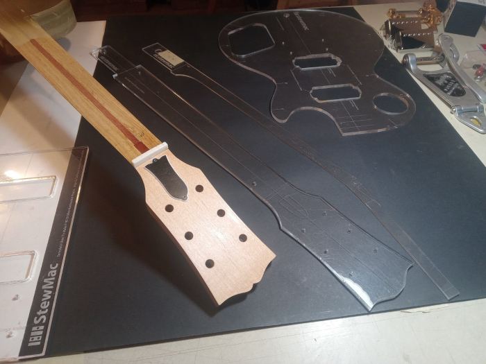 50's Les Paul Replacement Neck Lower Per Vintage Gibson Project Specs.