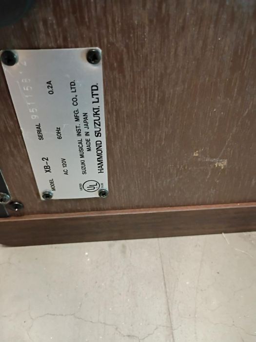 🎹 Hammond XB-2 Vintage Drawbar Organ – TESTED & WORKING