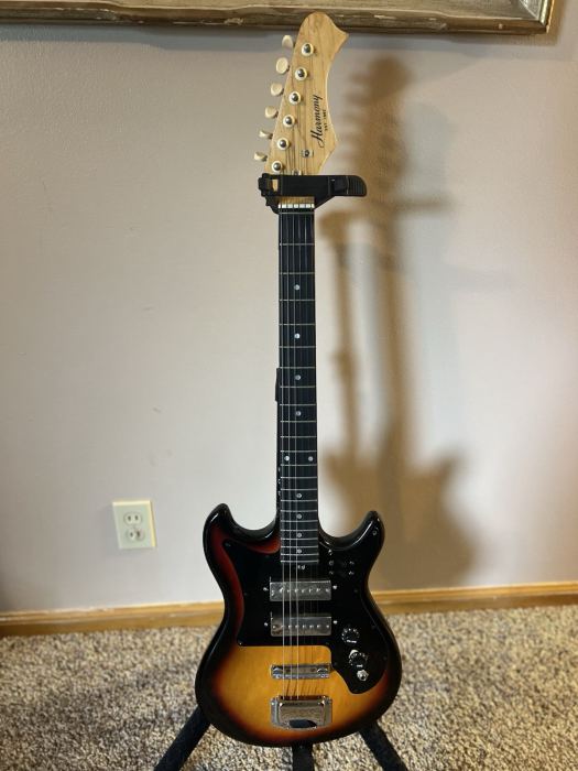 Vintage ✅  1970s Harmony H802 Electric Guitar ✅ Japan Teisco 🔥 Ex Condition