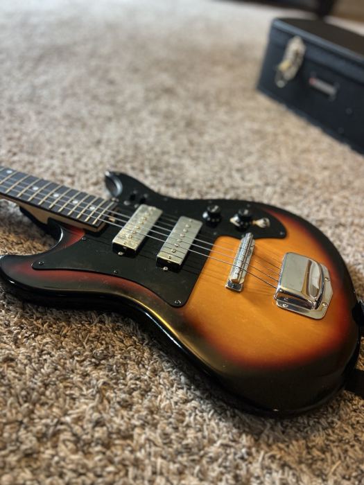 Vintage ✅  1970s Harmony H802 Electric Guitar ✅ Japan Teisco 🔥 Ex Condition