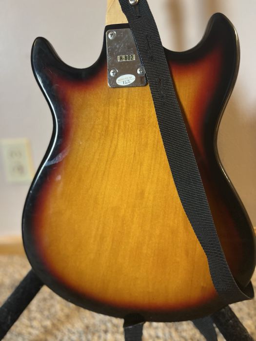 Vintage ✅  1970s Harmony H802 Electric Guitar ✅ Japan Teisco 🔥 Ex Condition
