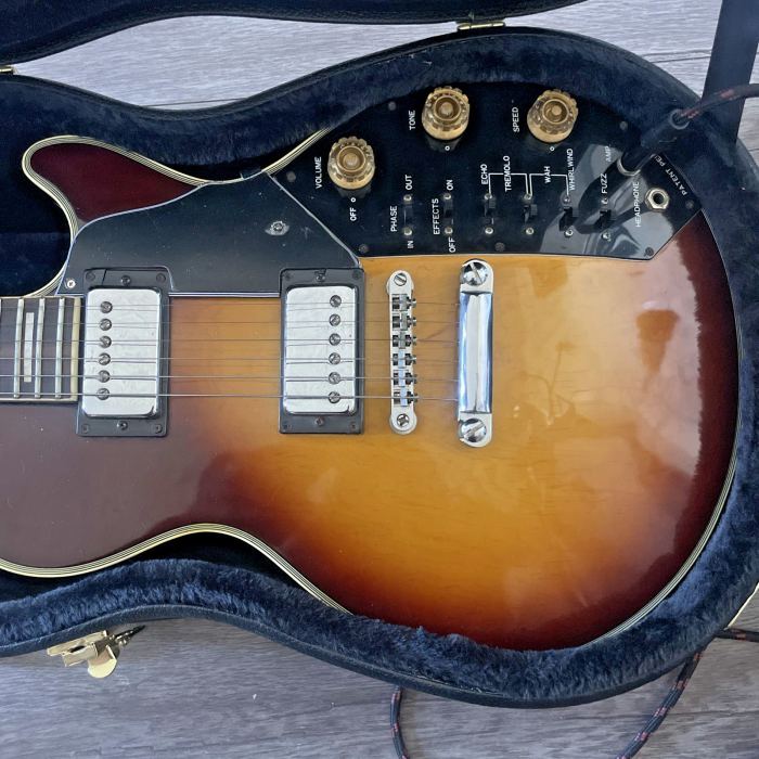 Vintage 1970's Kay/Univox Effector LP model electric guitar  with hardcase Japan