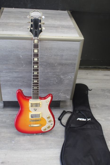 1970's Epiphone WILSHIRE Flame Thru Body Vintage Electric Guitar - Made in Japan