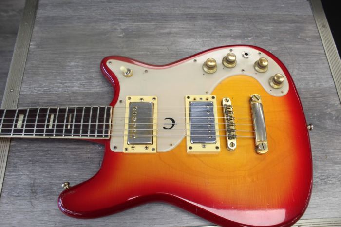 1970's Epiphone WILSHIRE Flame Thru Body Vintage Electric Guitar - Made in Japan