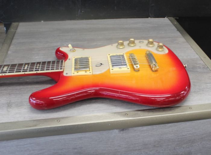 1970's Epiphone WILSHIRE Flame Thru Body Vintage Electric Guitar - Made in Japan