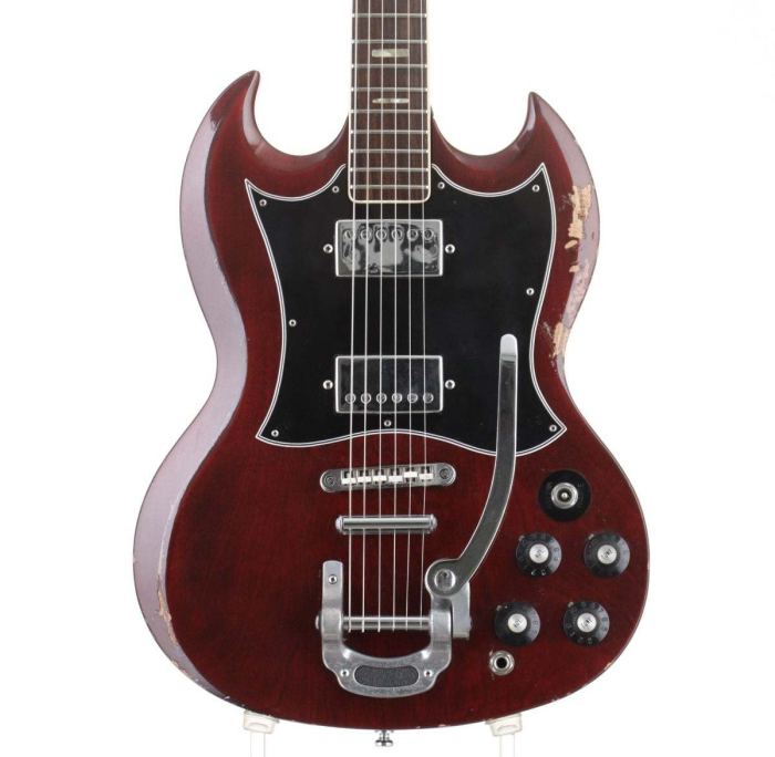 Greco SG350T SG Style Electric Guitar Bigsby Tremolo 1970s As Is Japan Vintage