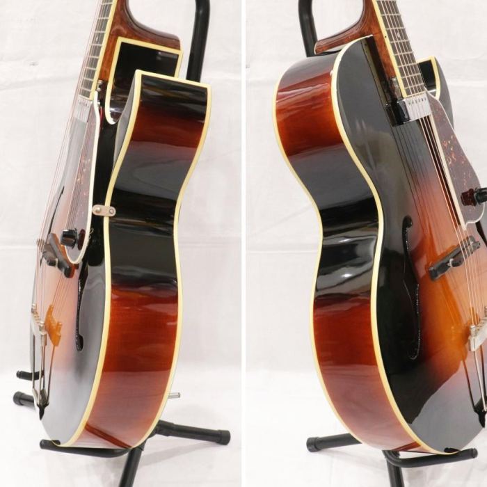 The Loar LH-650 Vintage Sunburst Hand Carved Archtop Electric Guitar W/ Case