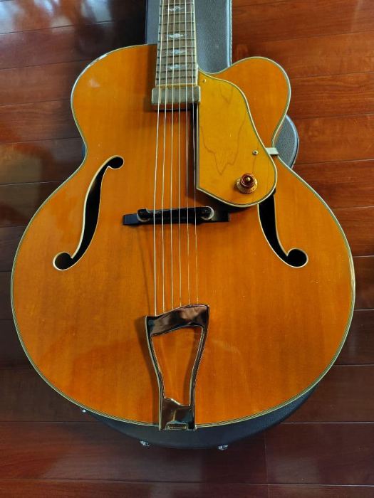 Washburn J-10 Orleans Jazz Archtop Guitar Rare with Hard Case