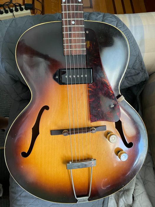 vintage 1954 Gibson es-125 archtop jazz guitar es125 - SO CLEAN! PLAYS GREAT!