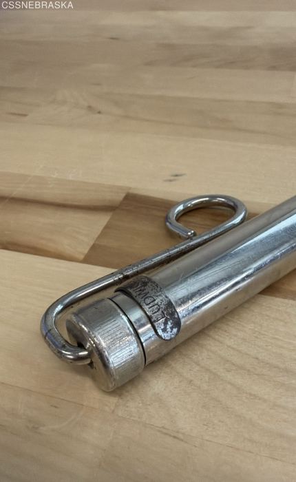 Ludwig Vintage Drum Spring Tension Gauge Tool Silver Mechanical Cushion Casing