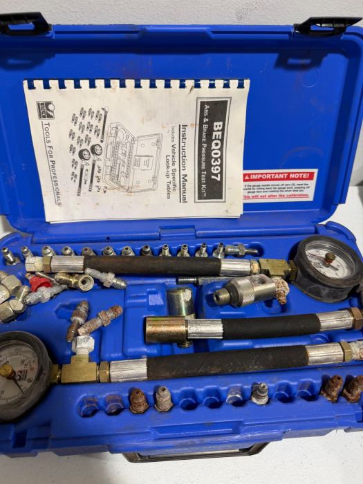 WAEKON Brake Pressure Test Kit BEQ0397 Tool Mechanics Garage Shop Specialty 3B
