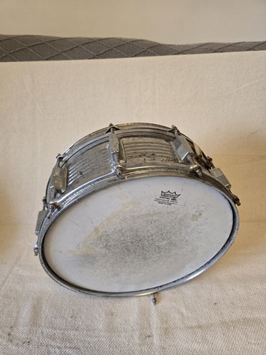 Vintage  Steel  Snare Drum .  Ideal For Restoration . 