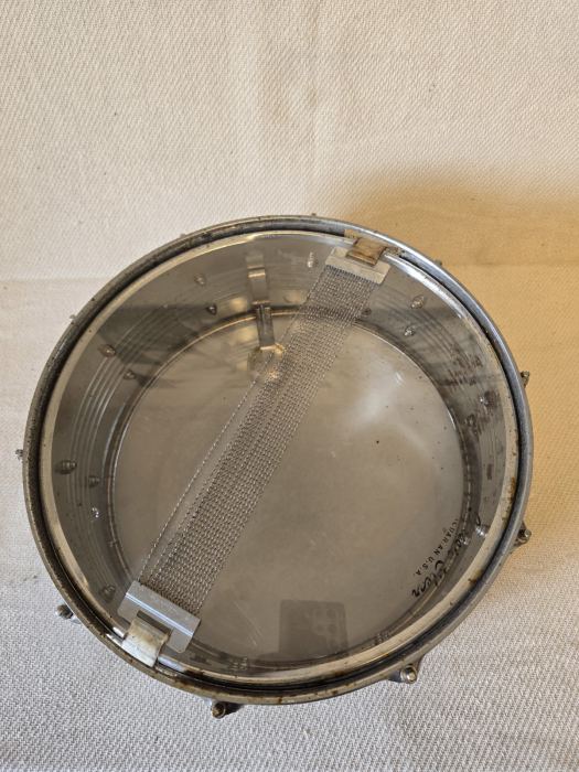Vintage  Steel  Snare Drum .  Ideal For Restoration . 