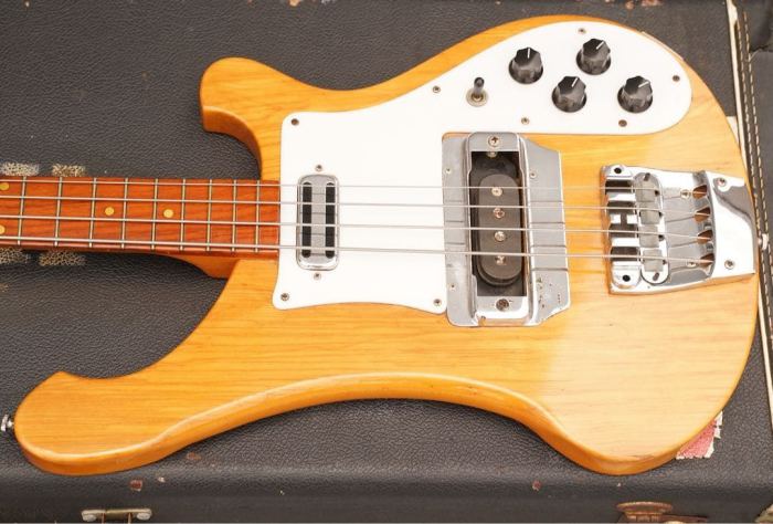 Rickenbacker 4001 V63 Electric Bass Guitar Mapleglo 1988 USA Vintage