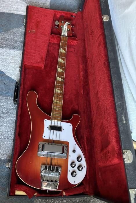 Vintage 1981 Rickenbacker 4001 Bass Guitar – Fireglo – June 1981 – with OHSC