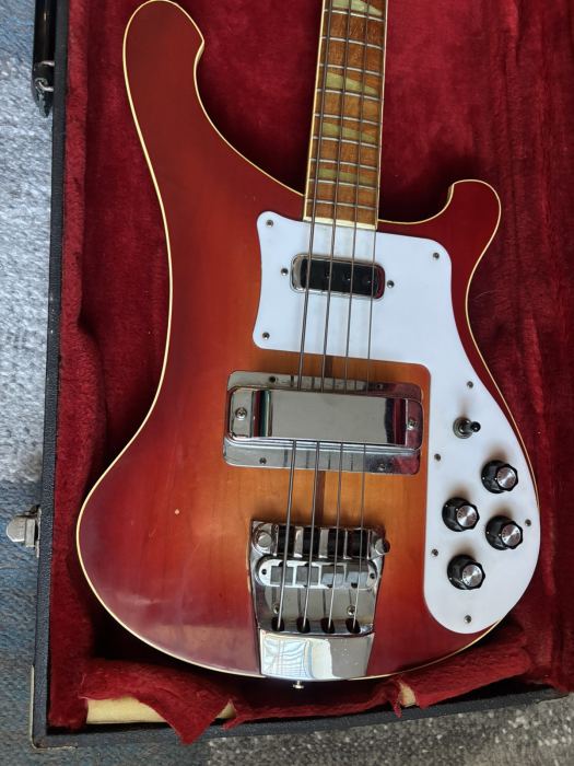 Vintage 1981 Rickenbacker 4001 Bass Guitar – Fireglo – June 1981 – with OHSC