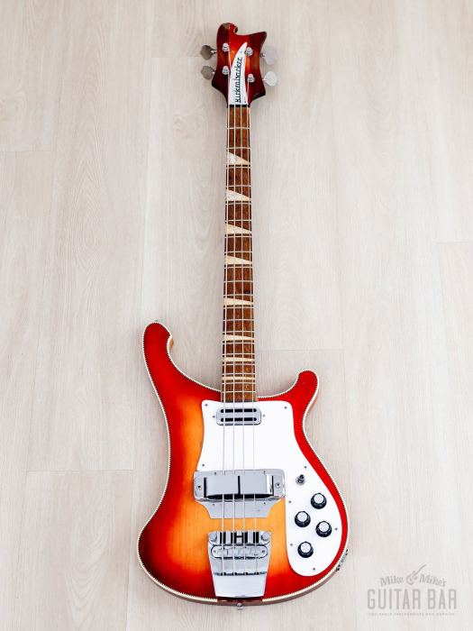 1965 Rickenbacker 4001 Vintage Neck Through Bass Fireglo w/ Case