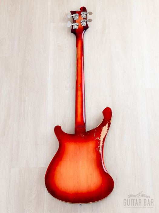 1965 Rickenbacker 4001 Vintage Neck Through Bass Fireglo w/ Case