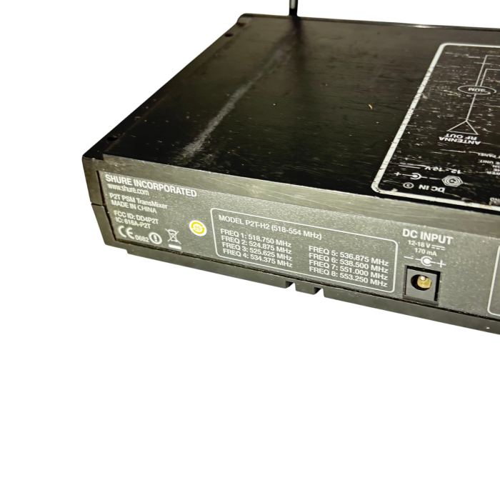 Shure P2T PSM TransMixer Wireless In-Ear Monitor System