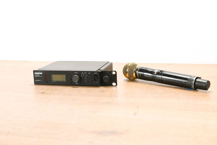 Shure ULXD24/SM58 Handheld Wireless System - L50 Range (NO POWER SUPPLY) CG01327