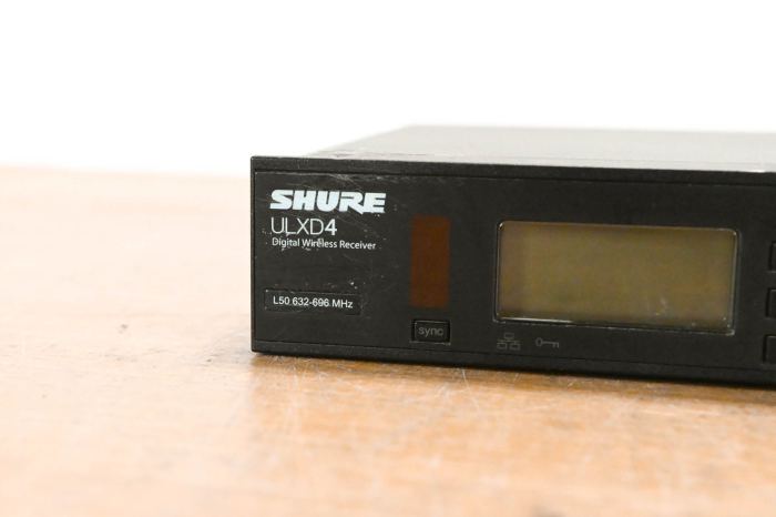 Shure ULXD24/SM58 Handheld Wireless System - L50 Range (NO POWER SUPPLY) CG01327